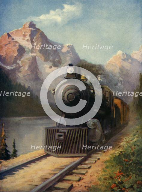 'A Canadian Pacific Transcontinental Express', 1930. Creator: Unknown.