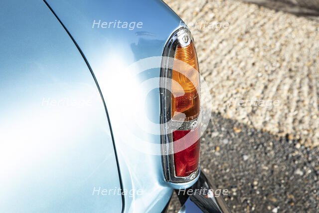 Right tail lights of a 1961 Aston Martin DB4 GT SWB lightweight. Creator: Unknown.