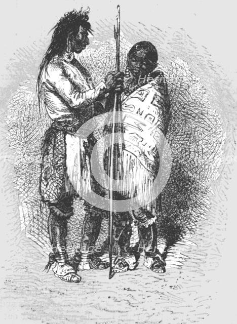 'Hashquahts; In pawn in an Indian village', 1875.  Creator: Unknown.