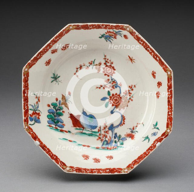 Soup Plate, Bow, c. 1755. Creator: Bow Porcelain Factory.