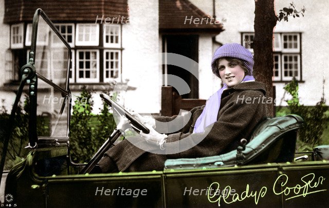 Gladys Cooper (1888-1971), English actress, early 20th century.Artist: Rotary Photo