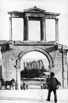 The Temple of Zeus, Olympia, Greece, 1922.Artist: Keystone