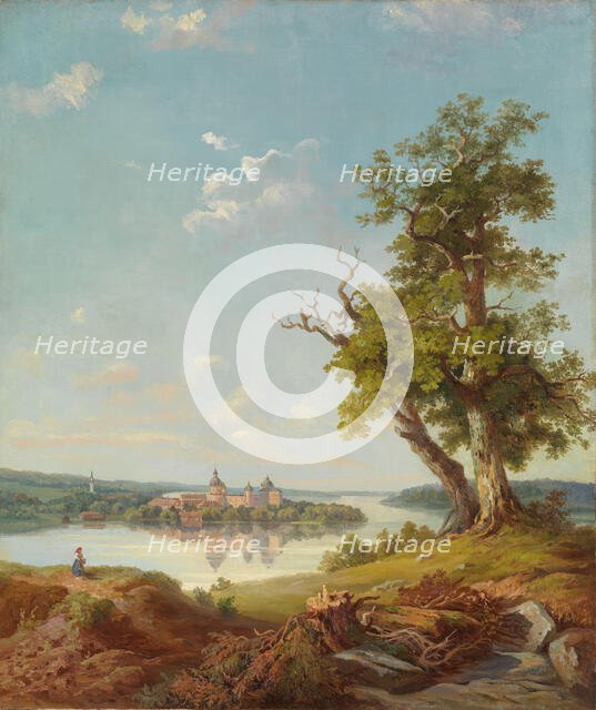 The Castle Gripsholm, 1862. Creator: Charles XV, King of Sweden.