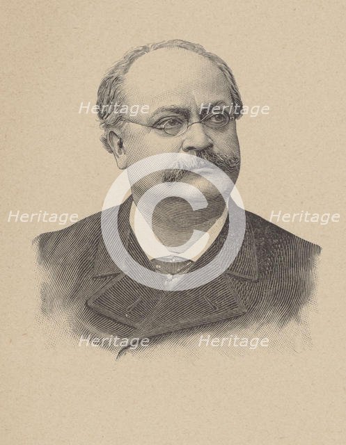 Portrait of the Composer Charles Lecocq (1832-1918). Creator: Anonymous.