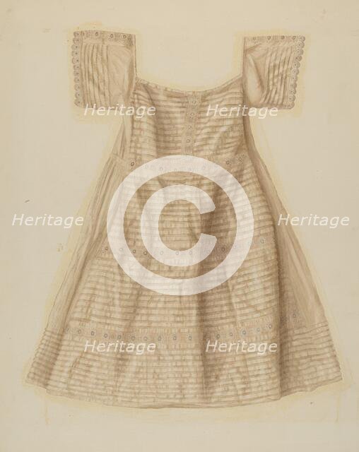 Baby Dress, c. 1939. Creator: Fred Hassebrock.