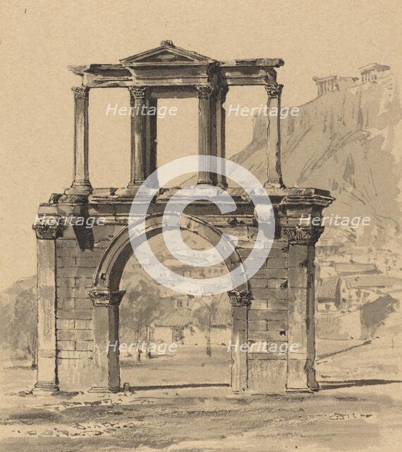 Hadrian's Arch, 1890. Creator: Themistocles von Eckenbrecher.