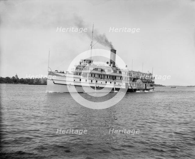 Steamer Toronto, Alexandria Bay, Thousand Islands, (1901?). Creator: Unknown.