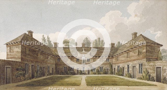 Winchester Almshouses, Richmond Hill, Surrey, c1820. Artist: Anon