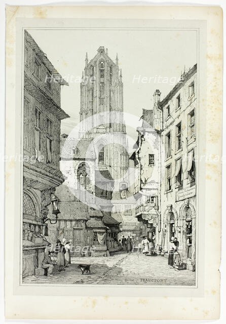 Dome Francfort, 1833. Creator: Samuel Prout.