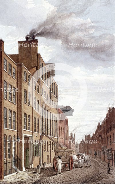 Clerkenwell Road, Finsbury, London, c1800. Artist: Anon