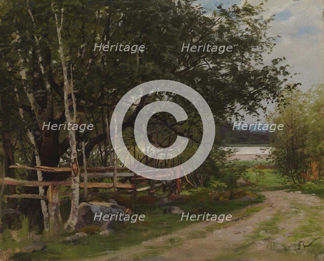 Birch Pasture, 1880. Creator: Fanny Churberg.