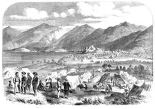 Camp of the Sikh Cavalry at Cowloong opposite Hong-Kong: Probyn's Horse and Fane's Horse..., 1860. Creator: Unknown.