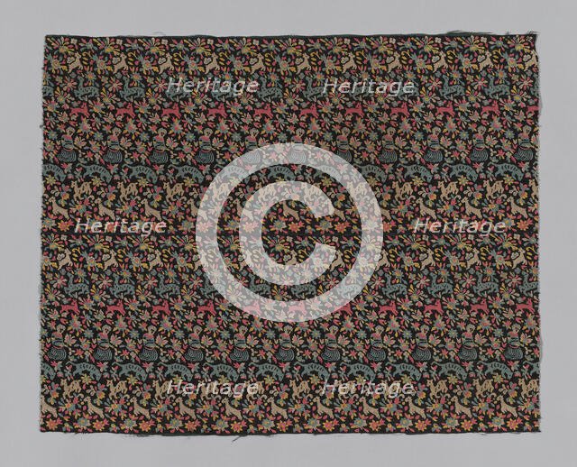 Dress Fabric, Iran, 19th century. Creator: Unknown.