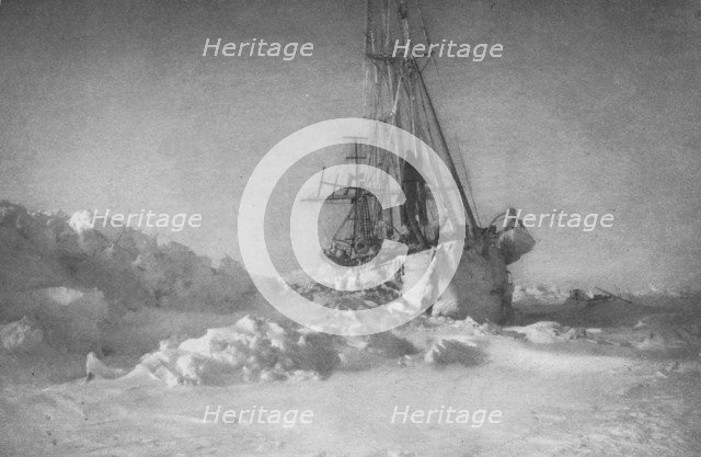 'The Fram in the Ice', 1895, (1897). Artist: Unknown.