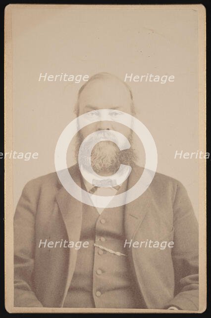 Portrait of William Henry Brewer (1828-1910), Before 1885. Creator: Unknown.