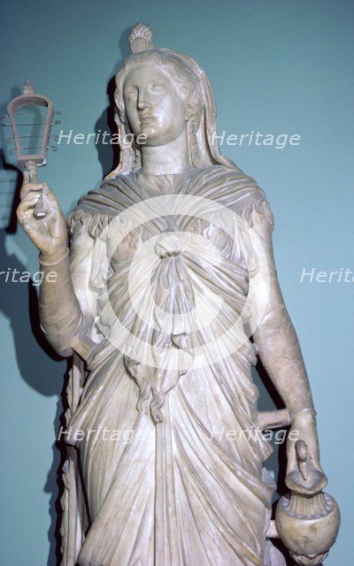 Romanised statue of Isis. Artist: Unknown