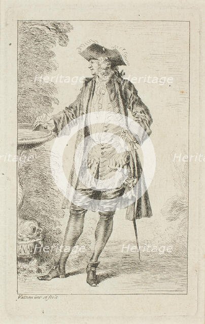 Figures de modes, c. 1710. Creator: Jean-Antoine Watteau.