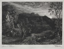 The Bellman, 1879. Creator: Samuel Palmer (British, 1805-1881).