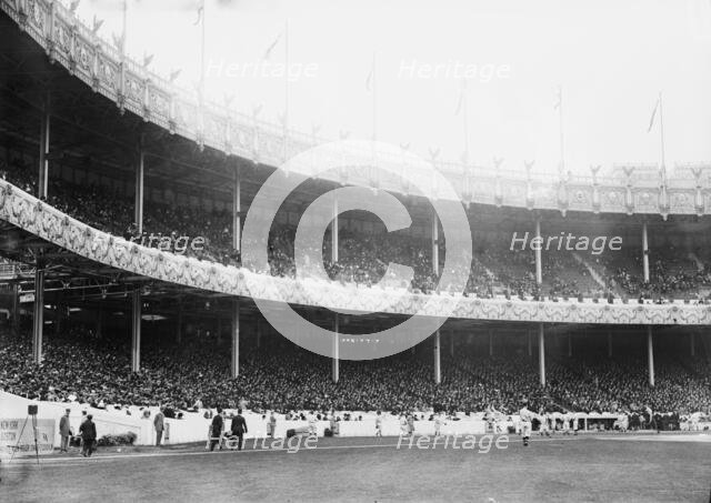 1st game - 1912 World Series at the Polo Grounds, New York (baseball), 1912. Creator: Bain News Service.