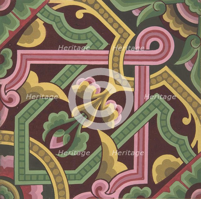 Design drawing, ca. 1883, based on earlier design. Creator: Christopher Dresser.