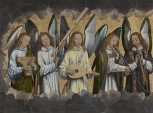 Music-making Angels, 1483-1494. Creator: Hans Memling.