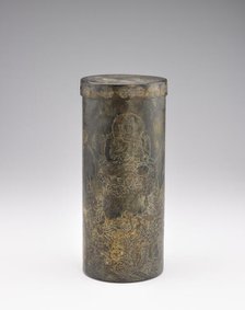Sutra container with cover, Nara period, 724. Creator: Unknown.