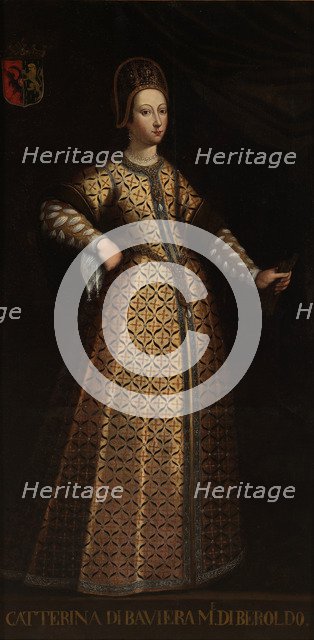 Caterina di Baviera, wife of Beroldo di Sassonia. Artist: Anonymous 