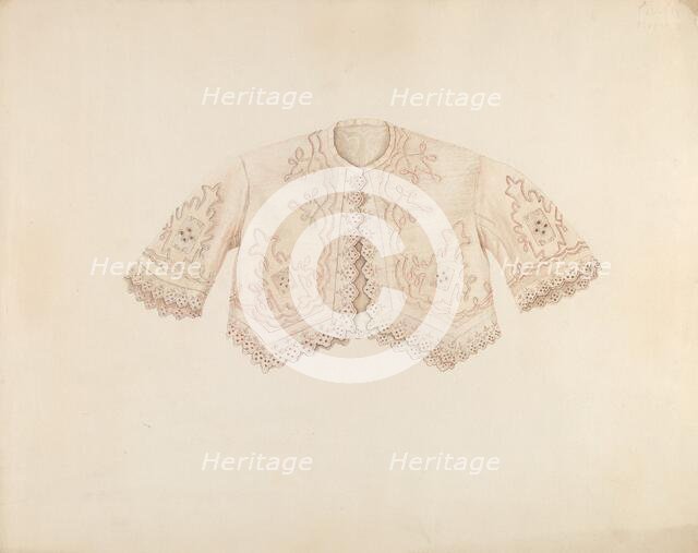 Baby Jacket, c. 1938. Creator: Lucien Verbeke.