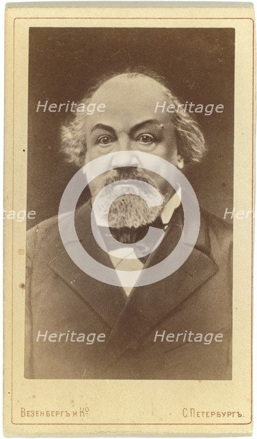 Portrait of the writer Aleksey Pisemsky (1821-1881).