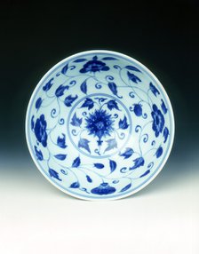 Blue and white palace bowl in Chenghua style, late Kangxi period, Qing dynasty, China, 1700-1722. Artist: Unknown