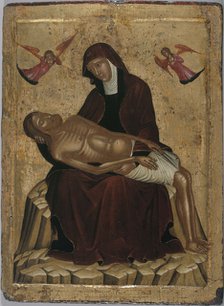 Pietà. Artist: Greek icon 