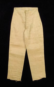 Trousers, American, 1856. Creator: Unknown.