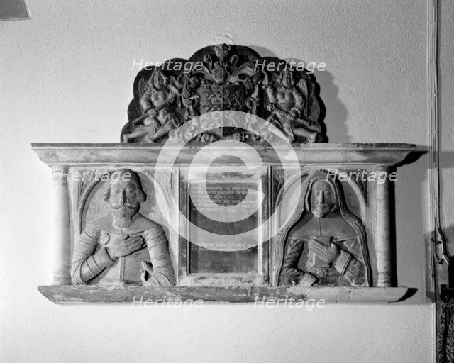 The Carew monument, St Mary's Church, Bickleigh, Devon, 2000. Artist: JO Davies