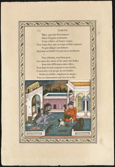 La souris métamorphosée en fille (The Mouse Turned into a Maid), 1837-1839. Creator: Imam Bakhsh Lahori (active 1830s-1840s).