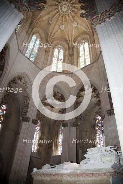 Tomb of John I and Philippa, Founder's Chapel, Monastery of Batalha, Batalha, Portugal, 2009. Artist: Samuel Magal
