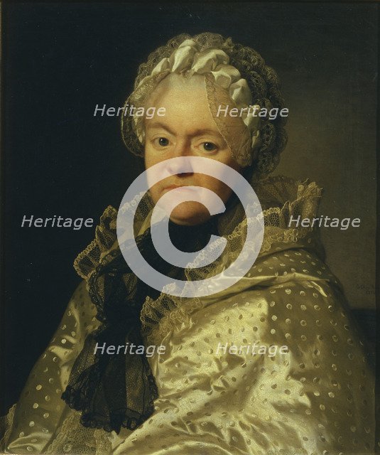 Portrait of Countess Ekaterina Andreyevna Chernysheva, née Ushakova (1715-1779), 1776. Artist: Roslin, Alexander (1718-1793)