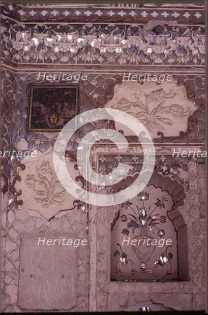 Shish Mahal, Amber Fort, Jaipur, India, 1988. Creator: Amanda Waite.