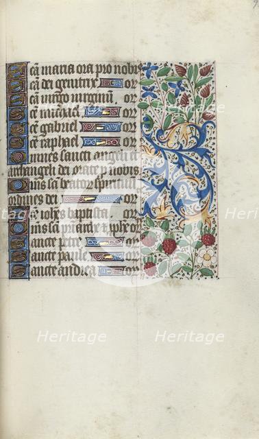 Book of Hours (Use of Rouen): fol. 93r, c. 1470. Creator: Master of the Geneva Latini (French, active Rouen, 1460-80).