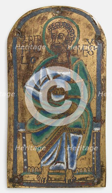 Plaque of St. Bartholomew, Lower Rhenish or Saxon, mid-12th century. Creator: Unknown.
