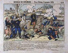 Battle of Coulmiers, Franco-Prussian War, 9th November 1870. Artist: Anon