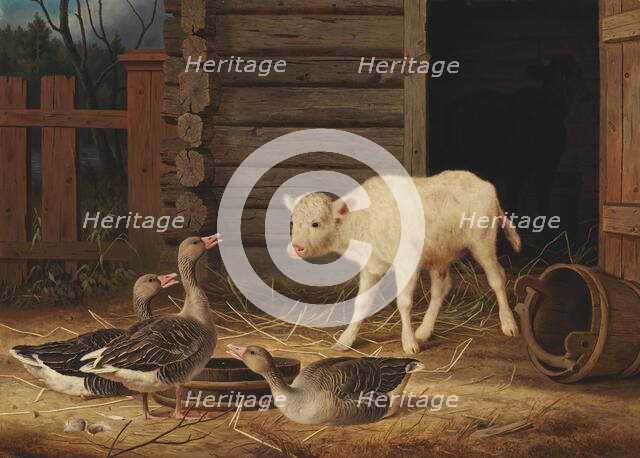 The Surprise, 1880. Creator: Ferdinand von Wright.