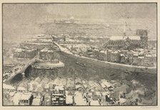 Paris under Snow, 1890. Creator: Auguste Louis Lepère (French, 1849-1918).