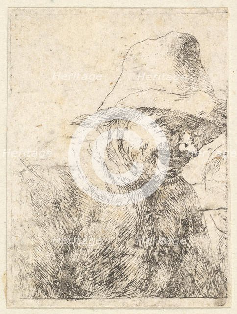 Head of a Peasant, 17th century. Creator: Unknown.