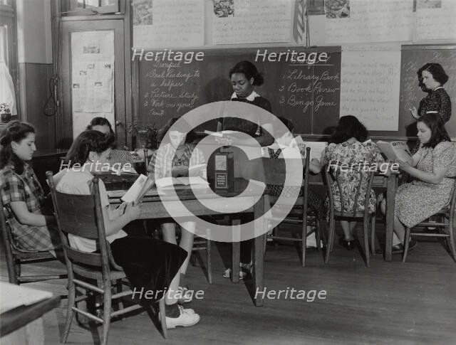 Testing procedure and technique, P.S. 19, 1941. Creator: Sam Shalat.