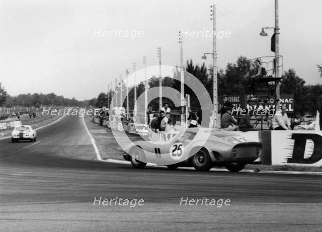 1963 Ferrari 250 GTO, Dumay-Dernier at Le Mans. Creator: Unknown.