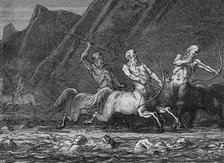 The Divine Comedy (1307-1321): Inferno (Hell), 1888.  Creator: Jean Edouard Dargent.