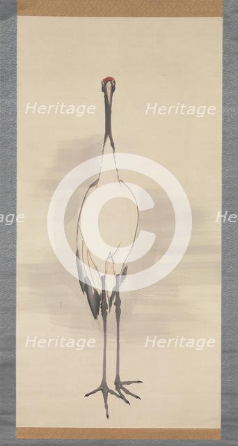 Cranes, 1780s. Creator: Nagasawa Rosetsu.