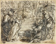 Judgement of Solomon, n.d. Creator: Abraham Jansz van Diepenbeeck.