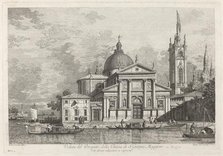 Veduta del Prospetto della Chiesa di S. Giorgio Maggiore, 1742. Creator: Joseph Wagner.