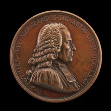 Robert-Joseph Pothier, 1699-1772, Jurist and Professor [obverse], 1823. Creator: Mathias-Nicholas-Marie Vivier.